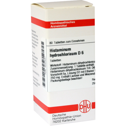 Verpackungsbild(Packshot) von HISTAMINUM hydrochloricum D 6 Tabletten