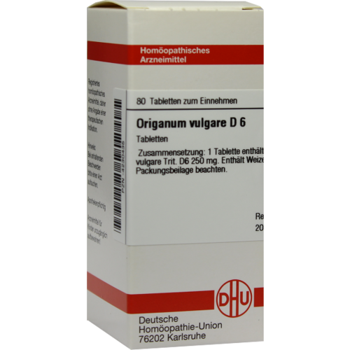 Verpackungsbild(Packshot) von ORIGANUM VULGARE D 6 Tabletten