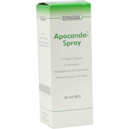 Verpackungsbild(Packshot) von APOCANDA Spray
