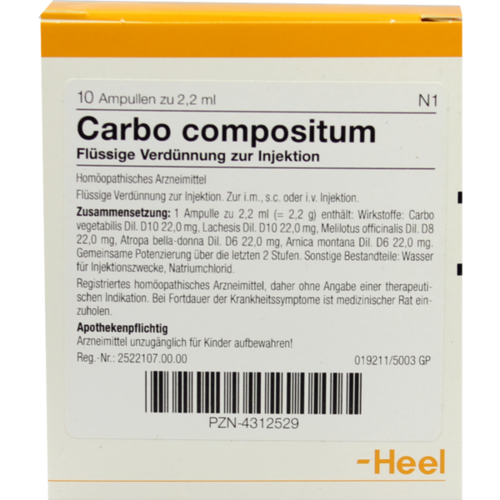 Verpackungsbild(Packshot) von CARBO COMPOSITUM Ampullen