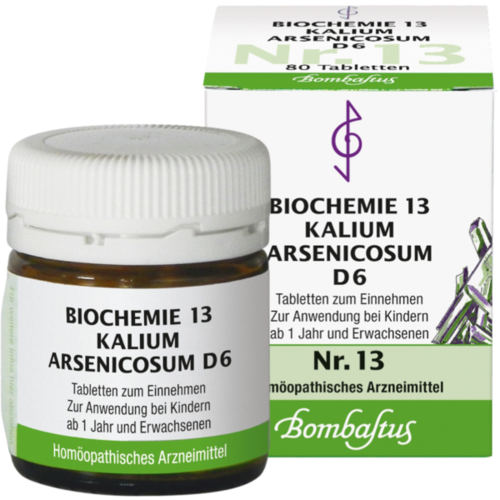 Verpackungsbild(Packshot) von BIOCHEMIE 13 Kalium arsenicosum D 6 Tabletten