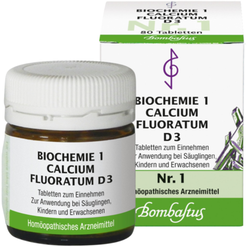 Verpackungsbild(Packshot) von BIOCHEMIE 1 Calcium fluoratum D 3 Tabletten