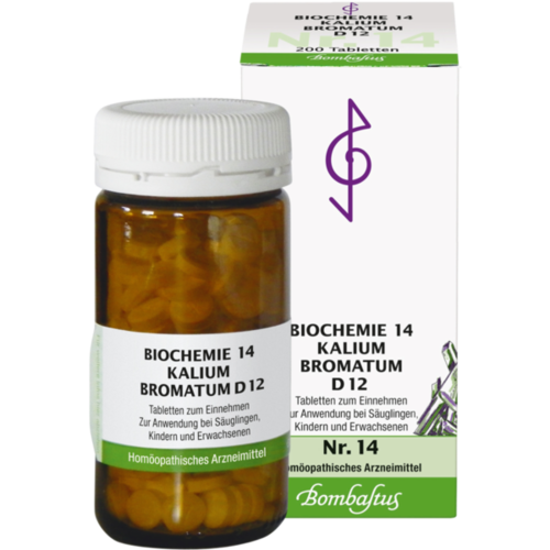 Verpackungsbild(Packshot) von BIOCHEMIE 14 Kalium bromatum D 12 Tabletten
