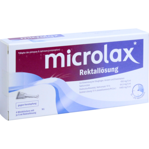 Verpackungsbild(Packshot) von MICROLAX Rektallösung Klistiere