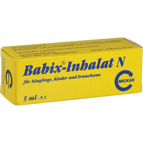 Verpackungsbild(Packshot) von BABIX Inhalat N