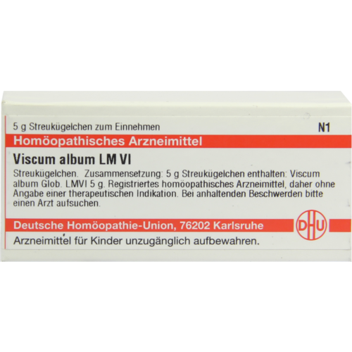 Verpackungsbild(Packshot) von VISCUM ALBUM LM VI Globuli