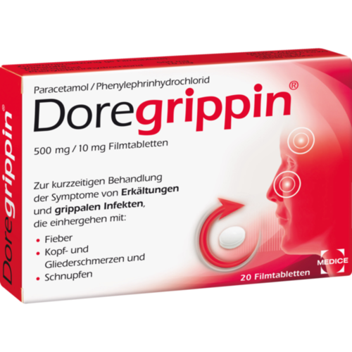 Verpackungsbild(Packshot) von DOREGRIPPIN Tabletten