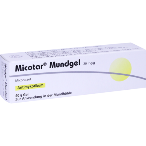 Verpackungsbild(Packshot) von MICOTAR Mundgel