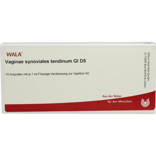 Verpackungsbild(Packshot) von VAGINAE synoviales tendinum GL D 5 Ampullen