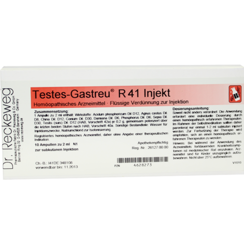 Verpackungsbild(Packshot) von TESTES GASTREU R 41 Injekt Ampullen