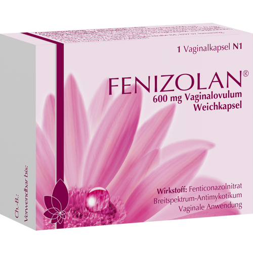 Verpackungsbild(Packshot) von FENIZOLAN 600 mg Vaginalovula
