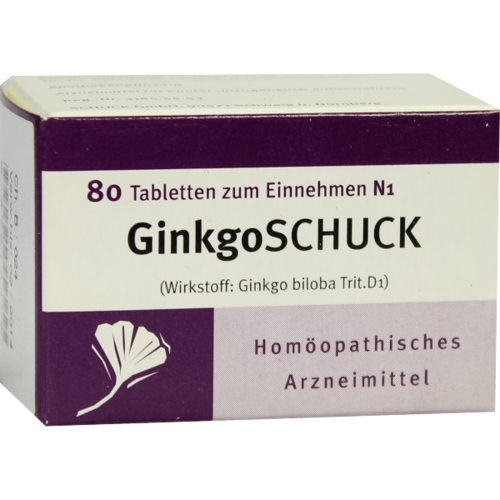 Verpackungsbild(Packshot) von GINKGOSCHUCK Tabletten
