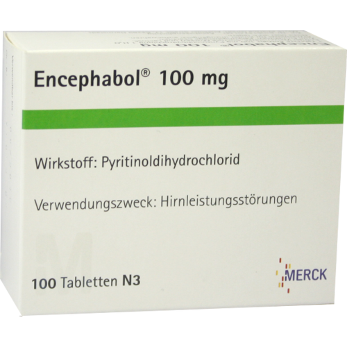 Verpackungsbild(Packshot) von ENCEPHABOL 100 mg überzogene Tabletten