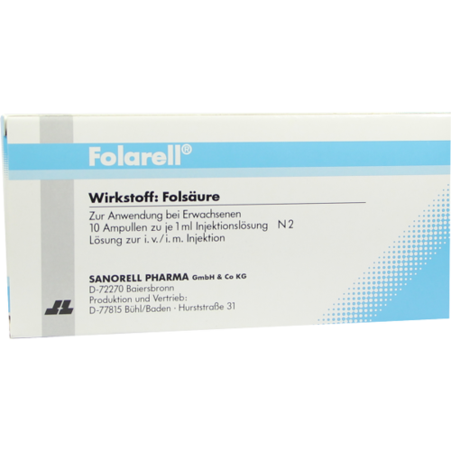 Verpackungsbild(Packshot) von FOLARELL Injektionslösung