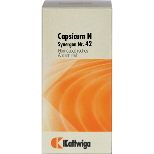 Verpackungsbild(Packshot) von SYNERGON KOMPLEX 42 Capsicum N Tabletten