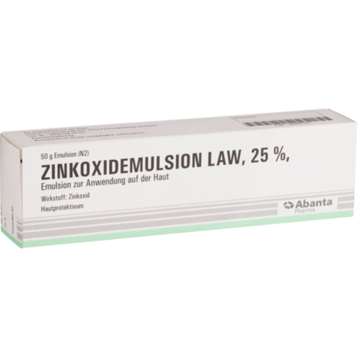 Verpackungsbild(Packshot) von ZINKOXID Emulsion LAW
