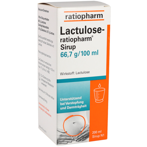 Verpackungsbild(Packshot) von LACTULOSE-ratiopharm Sirup