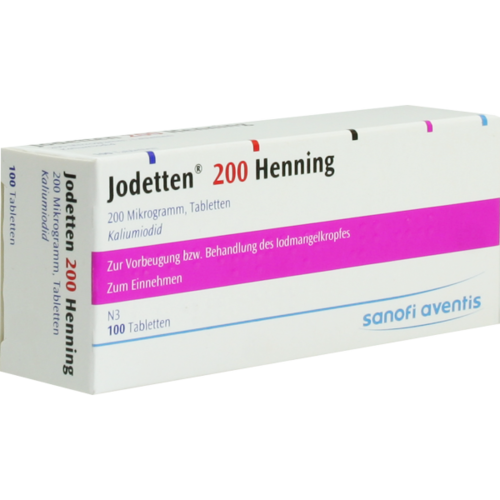 Verpackungsbild(Packshot) von JODETTEN 200 Henning Tabletten