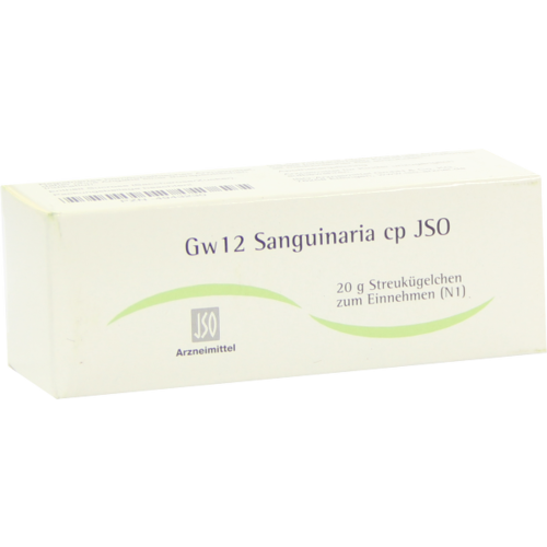Verpackungsbild(Packshot) von JSO Gw 12 Sanguinaria cp Globuli