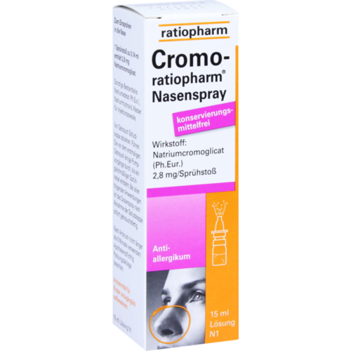 Verpackungsbild(Packshot) von CROMO-RATIOPHARM Nasenspray konservierungsfrei