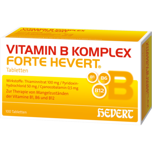 Verpackungsbild(Packshot) von VITAMIN B KOMPLEX forte Hevert Tabletten