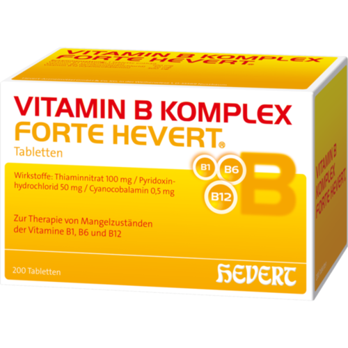 Verpackungsbild(Packshot) von VITAMIN B KOMPLEX forte Hevert Tabletten