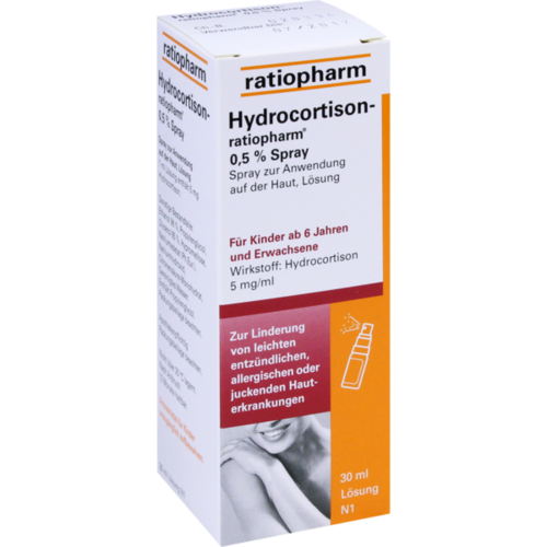 Verpackungsbild(Packshot) von HYDROCORTISON-ratiopharm 0,5% Spray