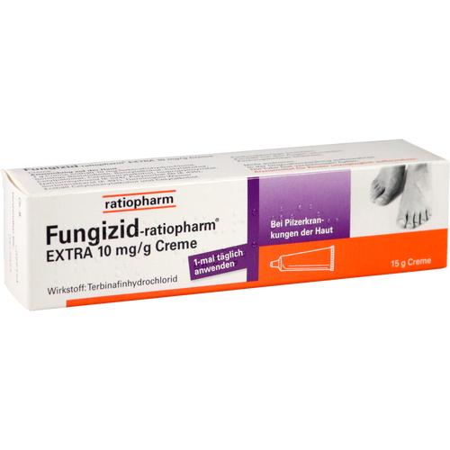 Verpackungsbild(Packshot) von FUNGIZID-ratiopharm Extra Creme