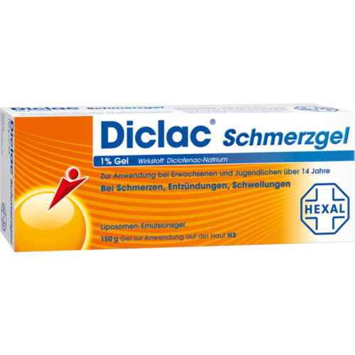 Verpackungsbild(Packshot) von DICLAC Schmerzgel 1%
