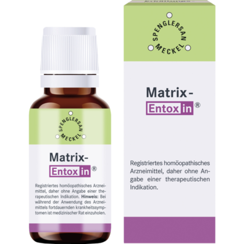 Verpackungsbild(Packshot) von MATRIX-Entoxin Tropfen