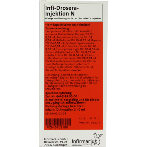 Verpackungsbild(Packshot) von INFI DROSERA Injektion N