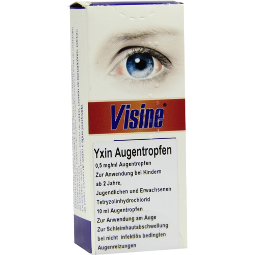 Verpackungsbild(Packshot) von VISINE Yxin Augentropfen