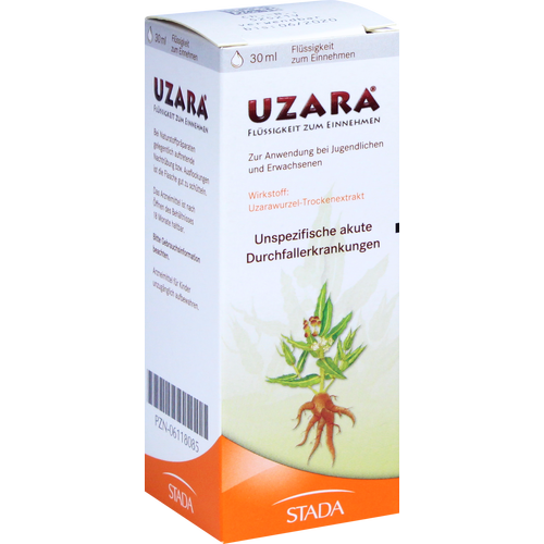 Verpackungsbild(Packshot) von UZARA 40 mg/ml Lösung z.Einnehmen