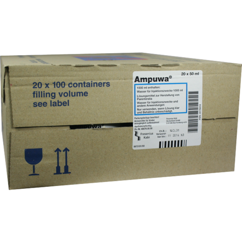 Verpackungsbild(Packshot) von AMPUWA 100 ml Frekaflasche Injekt.-/Infus.-Lsg.