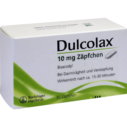 Verpackungsbild(Packshot) von DULCOLAX Suppositorien
