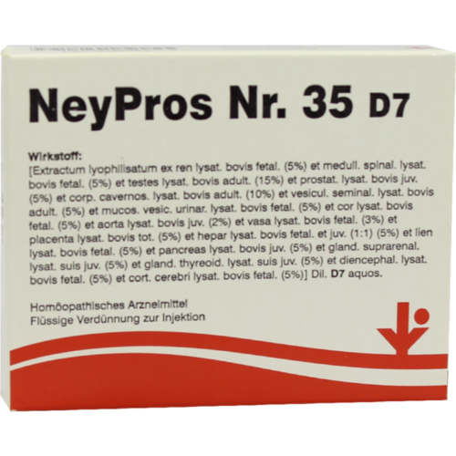 Verpackungsbild(Packshot) von NEYPROS Nr.35 D 7 Ampullen