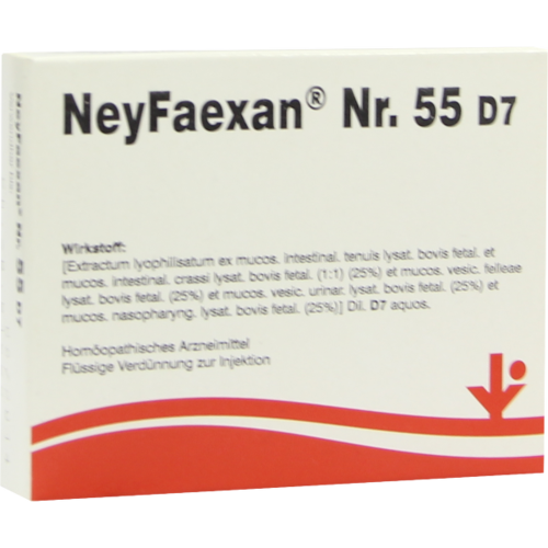 Verpackungsbild(Packshot) von NEYFAEXAN Nr.55 D 7 Ampullen