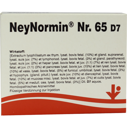 Verpackungsbild(Packshot) von NEYNORMIN Nr.65 D 7 Ampullen