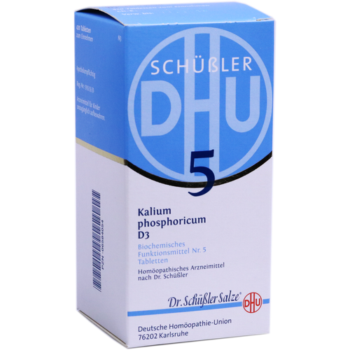 Verpackungsbild(Packshot) von BIOCHEMIE DHU 5 Kalium phosphoricum D 3 Tabletten