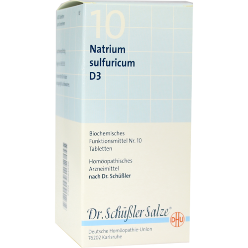 Verpackungsbild(Packshot) von BIOCHEMIE DHU 10 Natrium sulfuricum D 3 Tabletten