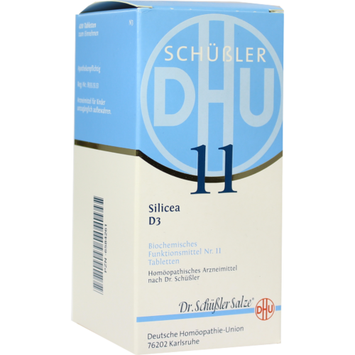 Verpackungsbild(Packshot) von BIOCHEMIE DHU 11 Silicea D 3 Tabletten