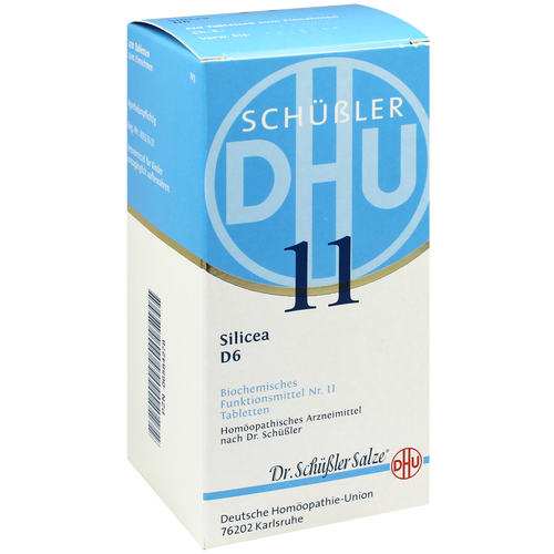 Verpackungsbild(Packshot) von BIOCHEMIE DHU 11 Silicea D 6 Tabletten