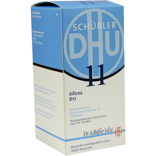Verpackungsbild(Packshot) von BIOCHEMIE DHU 11 Silicea D 12 Tabletten