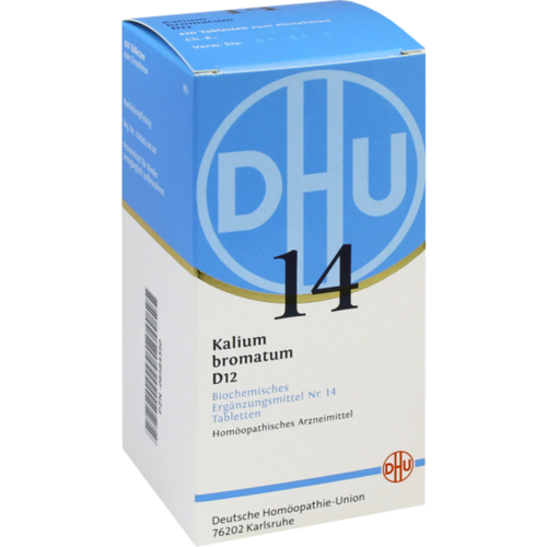 Verpackungsbild(Packshot) von BIOCHEMIE DHU 14 Kalium bromatum D 12 Tabletten