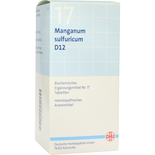 Verpackungsbild(Packshot) von BIOCHEMIE DHU 17 Manganum sulfuricum D 12 Tabl.