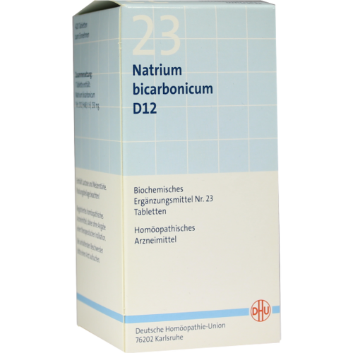 Verpackungsbild(Packshot) von BIOCHEMIE DHU 23 Natrium bicarbonicum D 12 Tabl.