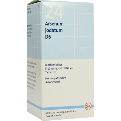 Verpackungsbild(Packshot) von BIOCHEMIE DHU 24 Arsenum jodatum D 6 Tabletten
