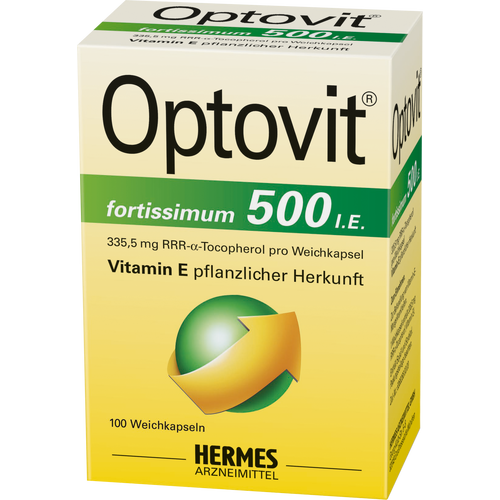 Verpackungsbild(Packshot) von OPTOVIT fortissimum 500 Kapseln