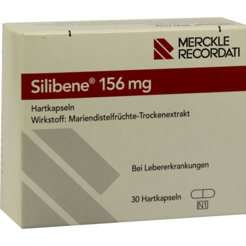 Verpackungsbild(Packshot) von SILIBENE 156 mg Hartkapseln