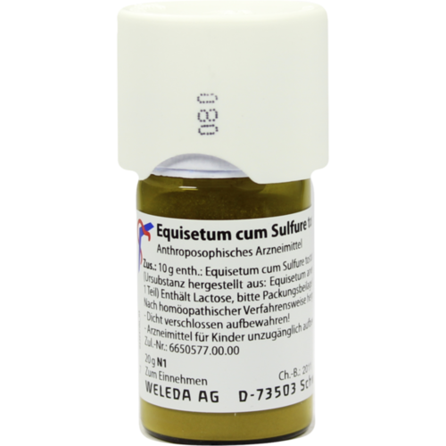 Verpackungsbild(Packshot) von EQUISETUM CUM Sulfure tostum D 1 Trituration
